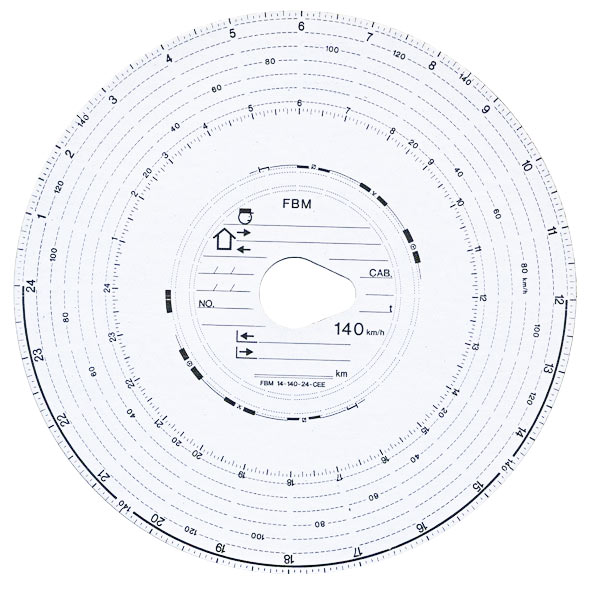 disco tachigrafo FBM-14-140-24CEE-e3-149 disco tachigrafo FBM-14-140-24CEE-e3-149