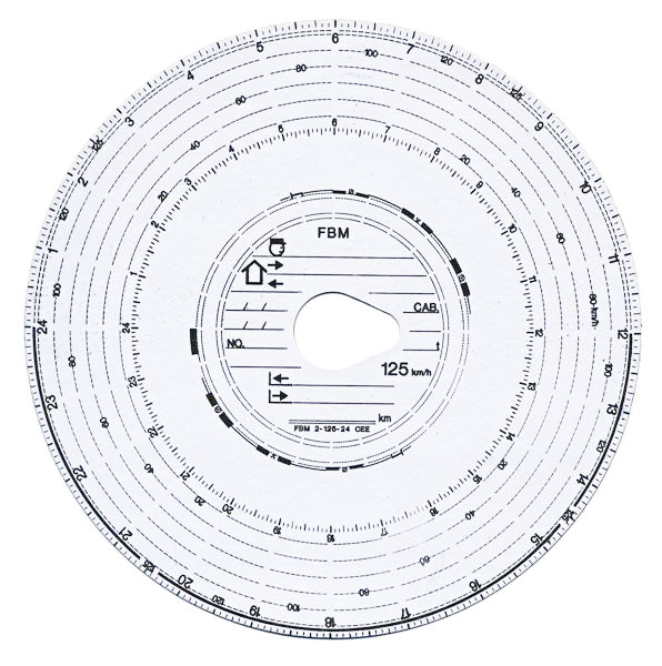 disco tachigrafo FBM-2-125-24CEE-e3-107 disco tachigrafo FBM-2-125-24CEE-e3-107