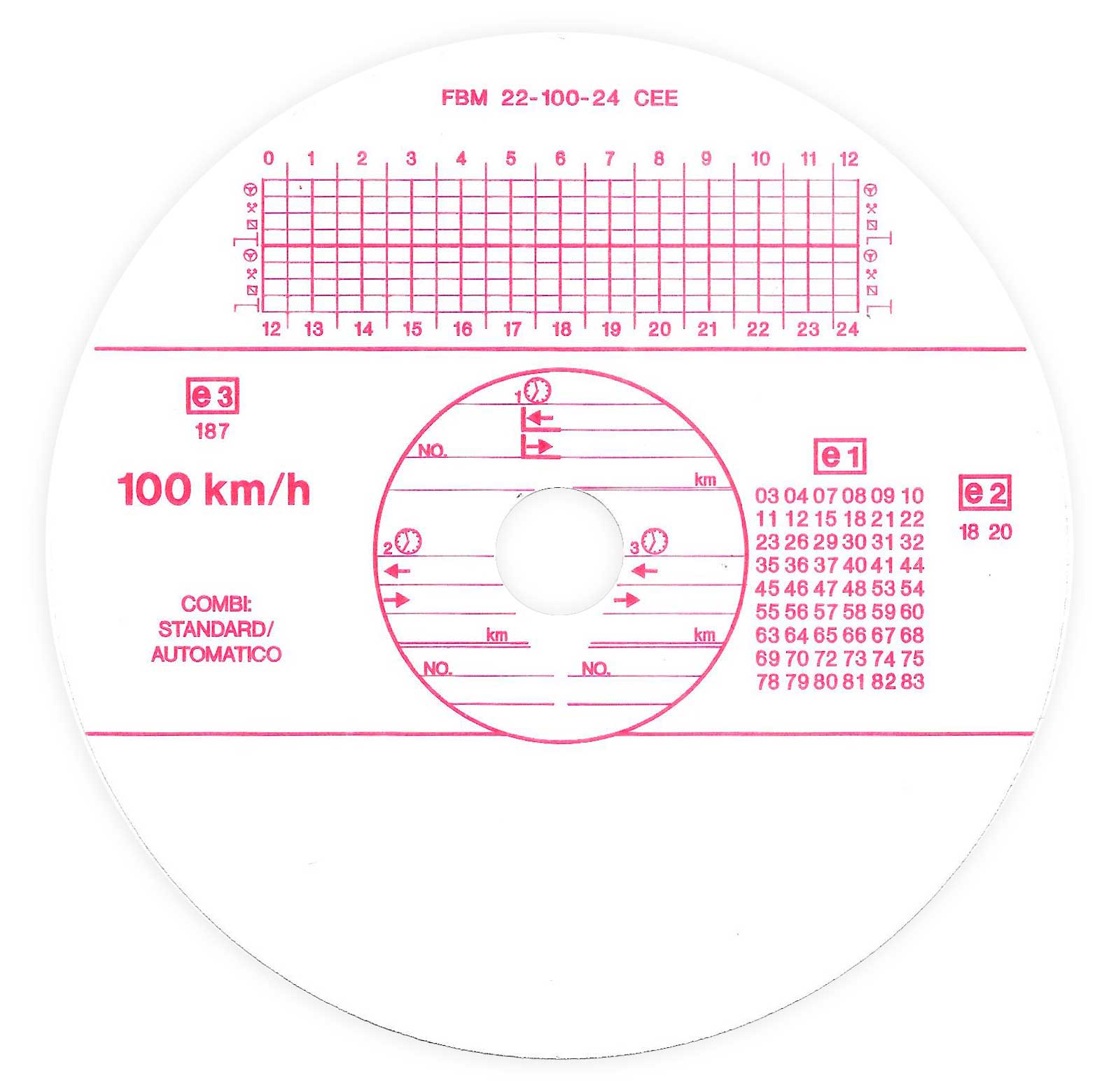 tachigrafo FBM-22-100-24CEE-e3-187-V tachigrafo FBM-22-100-24CEE-e3-187-V