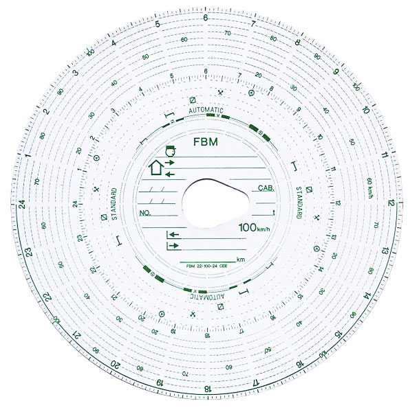 disco tachigrafo FBM-22-100-24CEE-e3-187 disco tachigrafo FBM-22-100-24CEE-e3-187